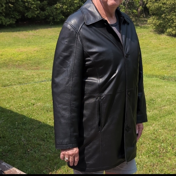 Robert Comstock Other - Leather Coat with Thinsulate Robert Comstock Soft Leather Jacket Men's Large